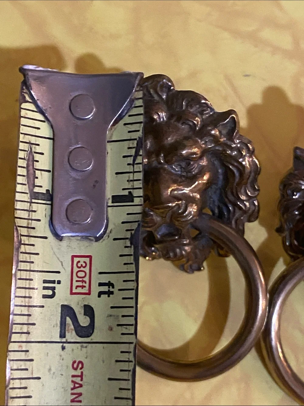Bronze Lion Head Knobs Bronze Finish